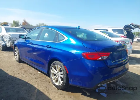 2016 Chrysler 200 Limited z USA, uszkodzony, nr VIN 1C3CCCAB9GN176195